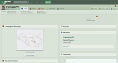 Desktop Screenshot of ironmaster99.deviantart.com