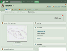 Tablet Screenshot of ironmaster99.deviantart.com