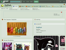 Tablet Screenshot of posiplush.deviantart.com