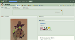 Desktop Screenshot of claidhcroi.deviantart.com