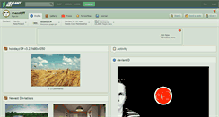 Desktop Screenshot of masstiff.deviantart.com