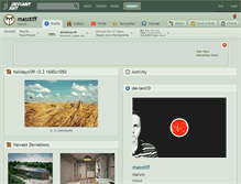 Tablet Screenshot of masstiff.deviantart.com