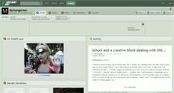 Desktop Screenshot of darkangel4ev.deviantart.com