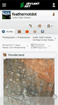 Mobile Screenshot of feathernotdot.deviantart.com