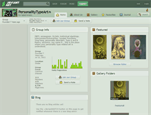 Tablet Screenshot of personalitytypeart.deviantart.com