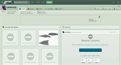 Desktop Screenshot of cameronjc.deviantart.com