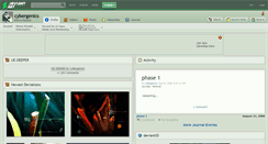Desktop Screenshot of cybergenics.deviantart.com