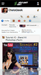 Mobile Screenshot of chelogleek.deviantart.com