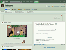 Tablet Screenshot of darthpeppy.deviantart.com