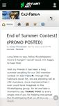 Mobile Screenshot of cxj-fans.deviantart.com