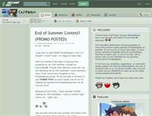Tablet Screenshot of cxj-fans.deviantart.com