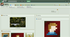 Desktop Screenshot of dragolux.deviantart.com