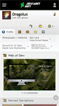 Mobile Screenshot of dragolux.deviantart.com