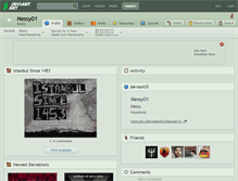 Tablet Screenshot of nessy01.deviantart.com