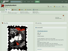 Tablet Screenshot of cheekybynature.deviantart.com