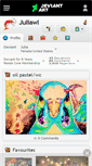 Mobile Screenshot of juliawl.deviantart.com