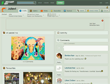 Tablet Screenshot of juliawl.deviantart.com