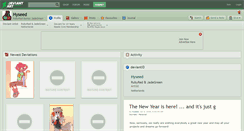 Desktop Screenshot of hyseed.deviantart.com