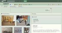 Desktop Screenshot of nicairbrush.deviantart.com