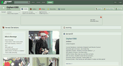 Desktop Screenshot of orphen1080.deviantart.com