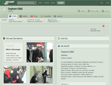 Tablet Screenshot of orphen1080.deviantart.com