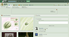 Desktop Screenshot of manlio.deviantart.com