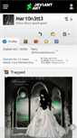 Mobile Screenshot of mar10n3tt3.deviantart.com