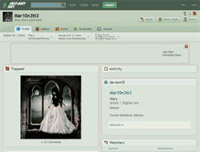 Tablet Screenshot of mar10n3tt3.deviantart.com