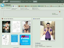 Tablet Screenshot of h-drawer.deviantart.com