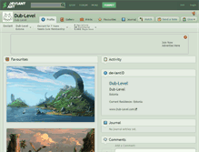 Tablet Screenshot of dub-level.deviantart.com