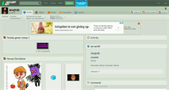 Desktop Screenshot of anajrob.deviantart.com