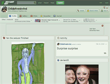 Tablet Screenshot of childofwestwind.deviantart.com