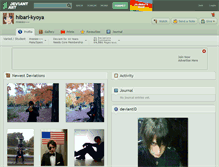Tablet Screenshot of hibari-kyoya.deviantart.com