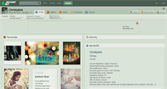 Desktop Screenshot of christy666.deviantart.com