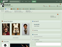 Tablet Screenshot of brooks28.deviantart.com