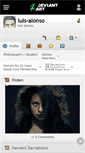 Mobile Screenshot of luis-alonso.deviantart.com