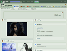Tablet Screenshot of luis-alonso.deviantart.com