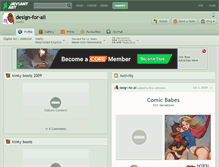 Tablet Screenshot of design-for-all.deviantart.com