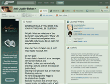 Tablet Screenshot of anti-justin-bieber.deviantart.com