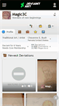 Mobile Screenshot of magic3c.deviantart.com
