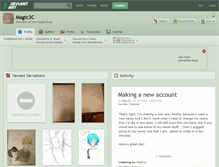 Tablet Screenshot of magic3c.deviantart.com