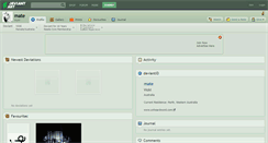 Desktop Screenshot of mate.deviantart.com