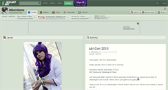 Desktop Screenshot of mikomiame.deviantart.com