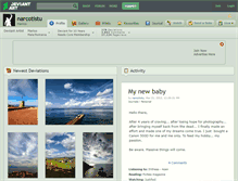 Tablet Screenshot of narcotistu.deviantart.com