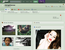 Tablet Screenshot of midnightserene.deviantart.com