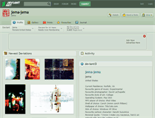 Tablet Screenshot of jema-jema.deviantart.com