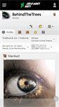 Mobile Screenshot of behindthetrees.deviantart.com