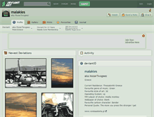 Tablet Screenshot of malakies.deviantart.com