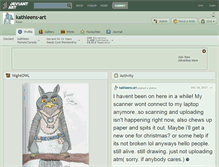 Tablet Screenshot of kathleens-art.deviantart.com