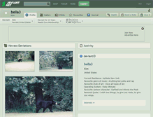 Tablet Screenshot of bella3.deviantart.com